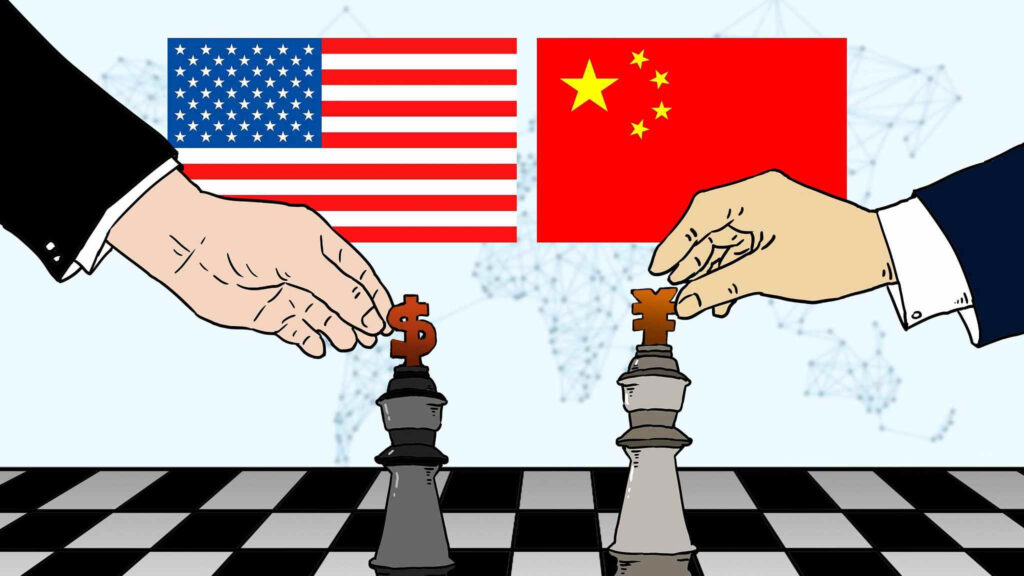 Image illustrating the impact of US-China trade war to the entire world